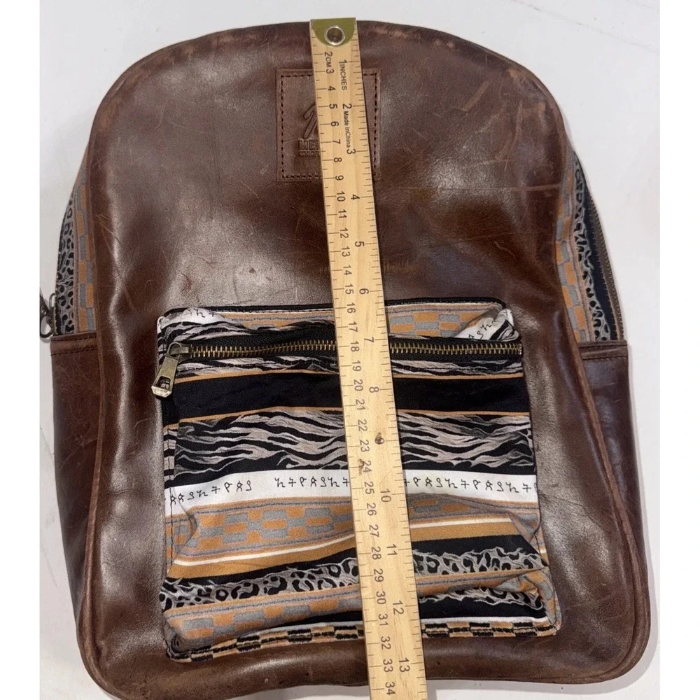 Aztec‎ cowhide leather Backpack